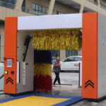 Automated innovative car wash machines at Arabian Oasis Car Wash, Abu Dhabi