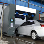 Automated innovative car wash machines at Arabian Oasis Car Wash, Abu Dhabi