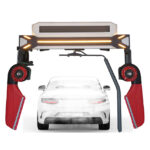 Automated innovative car wash machines at Arabian Oasis Car Wash, Abu Dhabi